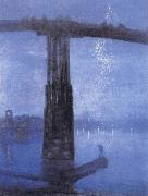 James Abbott McNeil Whistler Blue and Gold-Old Battersea Bridge china oil painting reproduction